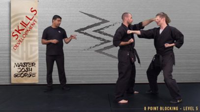 8 Pt Blocking w Combo Counters – Backward Movement – The Goal